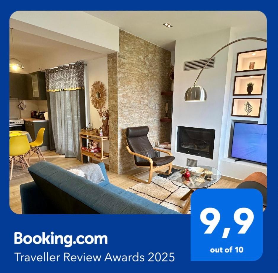 Chic Apartment In Nature, 5-Min Walk To The Beach Каламата Экстерьер фото